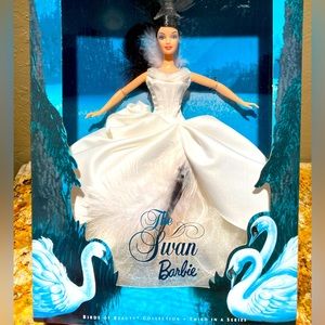 The Swan Barbie. Birds of Beauty Collection. Third in a series. White satin
